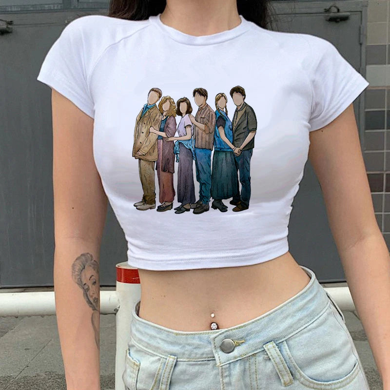 Friends Tv Show T Shirt Womans Best Friends  T-shirt