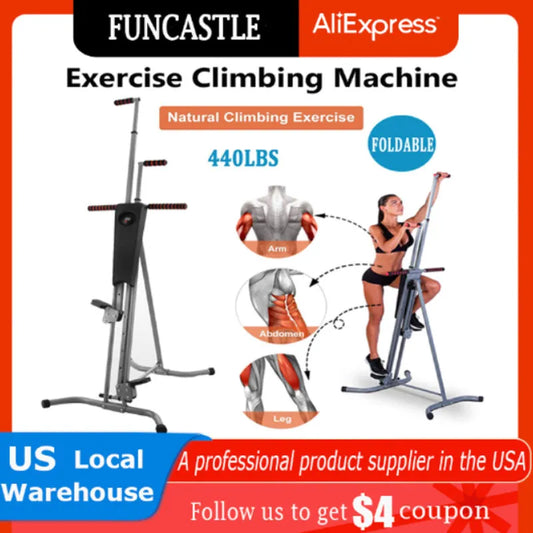 Vertical Climber Exercise Machine Folding Exercise Climber