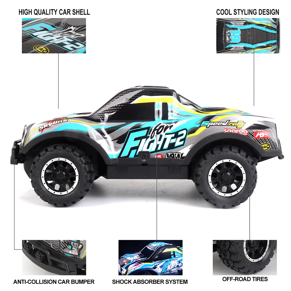 LED Illuminated Off-Road Jeep Remote Control Car