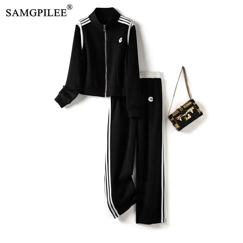 2 Piece Sets Women Tracksuit