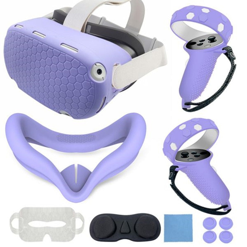 VR Accessories 7-Piece Set For Oculus Quest 2 Replacement