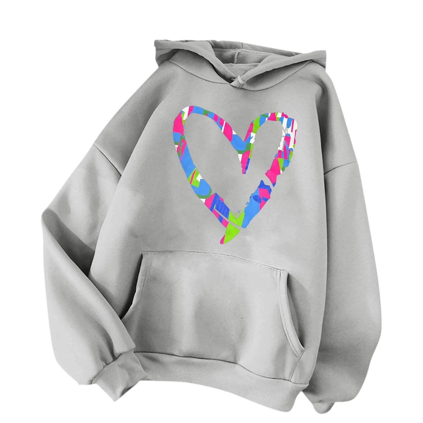 Sweatshirt For Women  Graphic Print Drawstring Pullover Fall