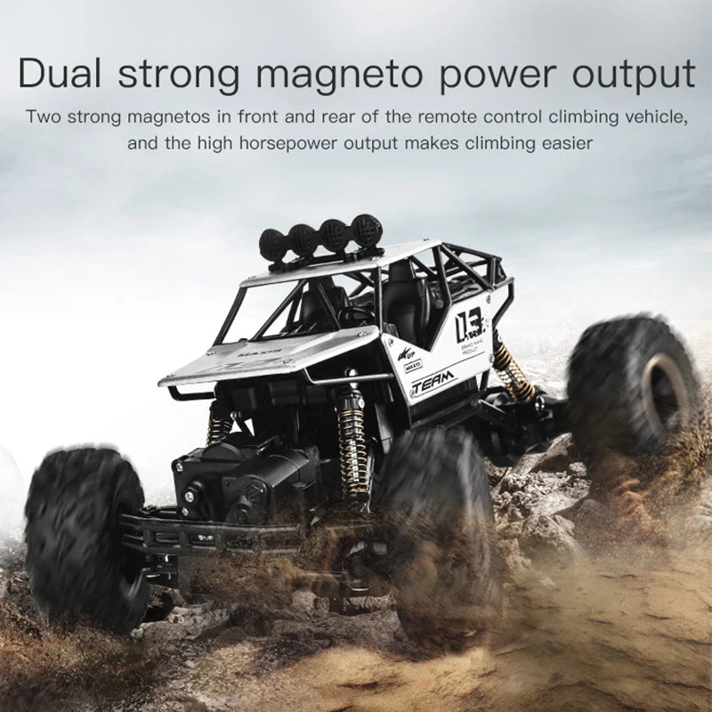 4WD RC Car With Led Lights Radio Remote Control Off-Road