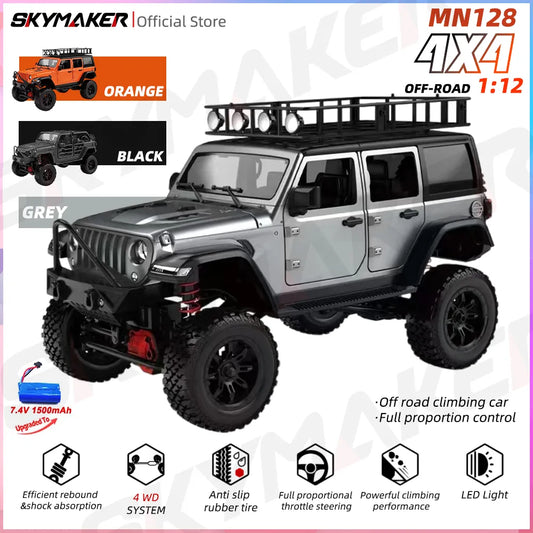 RC Car 4WD Jeep Model  Remote Control Climbing RC Truck