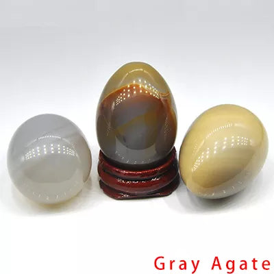 Egg Shaped Stones Natural Gemstone Hand Polished Craft Gifts - peterkaczconnect