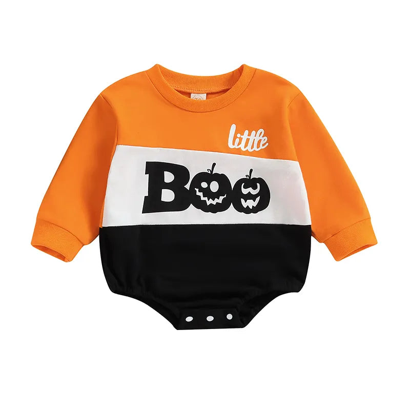 0-18M Newborn Baby Girls Boys Sweatshirts Halloween Fall Bodysuits