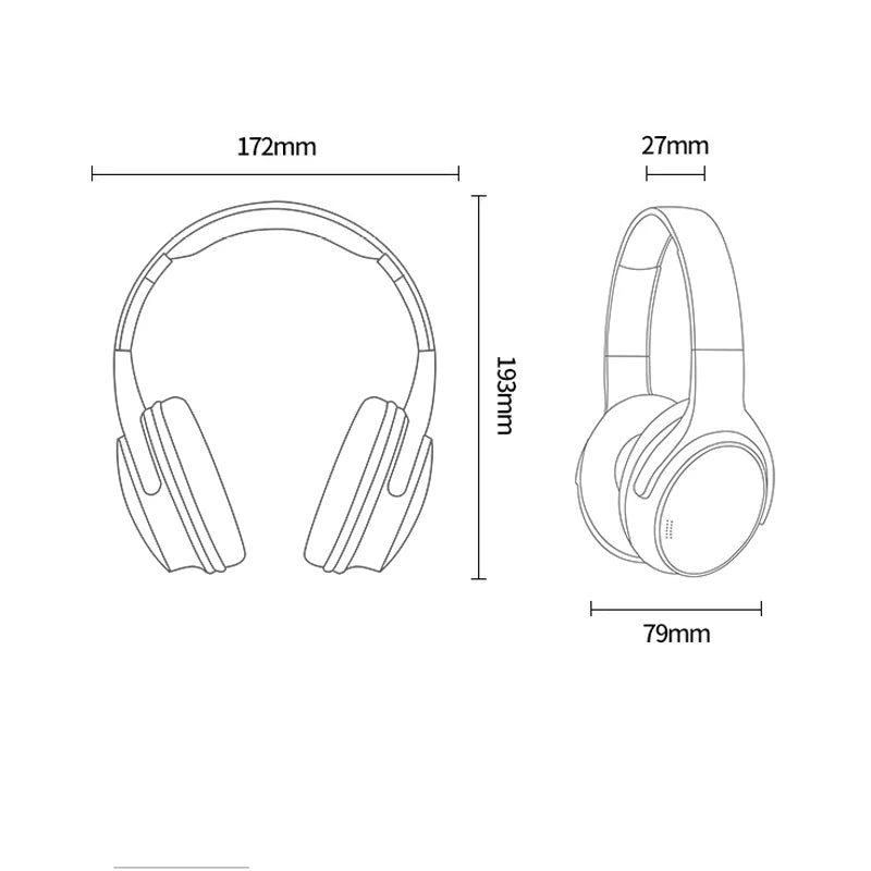 Wireless Bluetooth Sports And Game Headphones Foldable