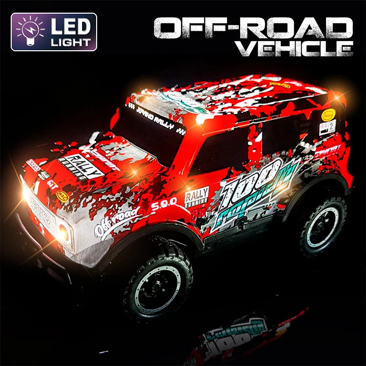 LED Illuminated Off-Road Jeep Remote Control Car