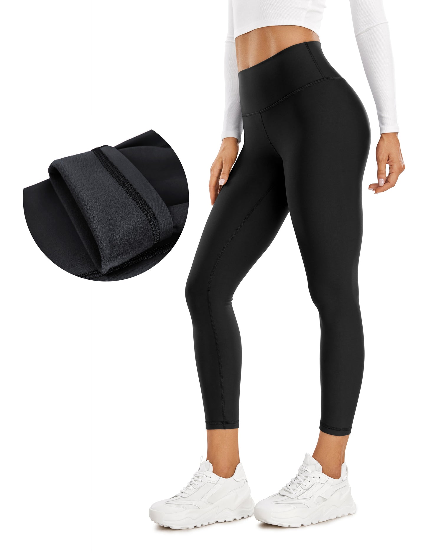 Thermal Fleece Lined High Wasted Leggings Yoga Pants - peterkaczconnect