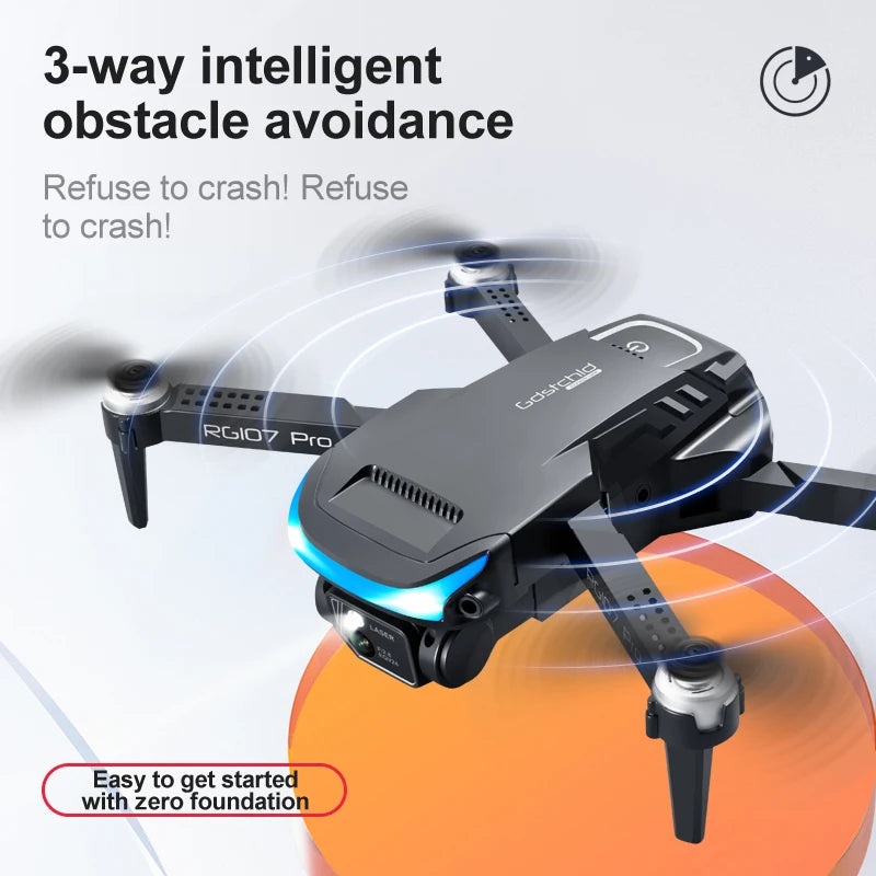 Mini Drone Obstacle Avoidance HD 4k profesional Dual Camera