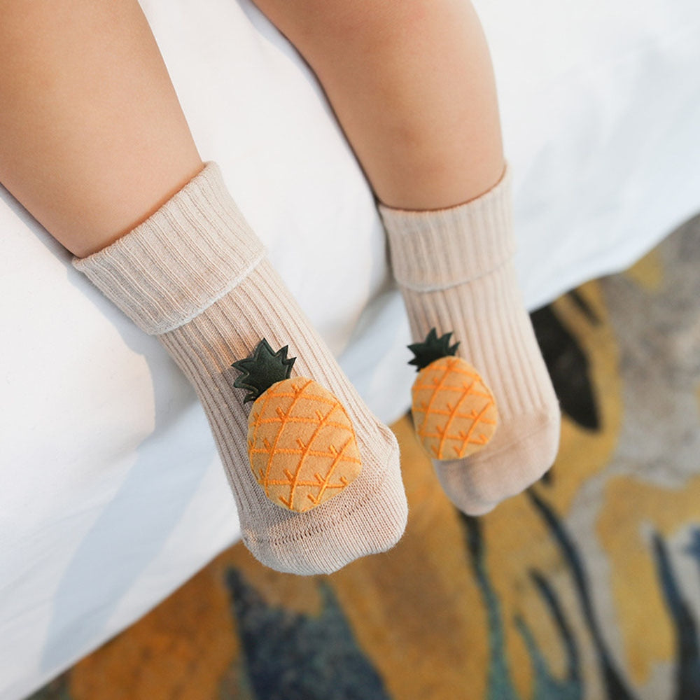 Cotton Baby Newborn Socks Anti Slip Autumn Winter