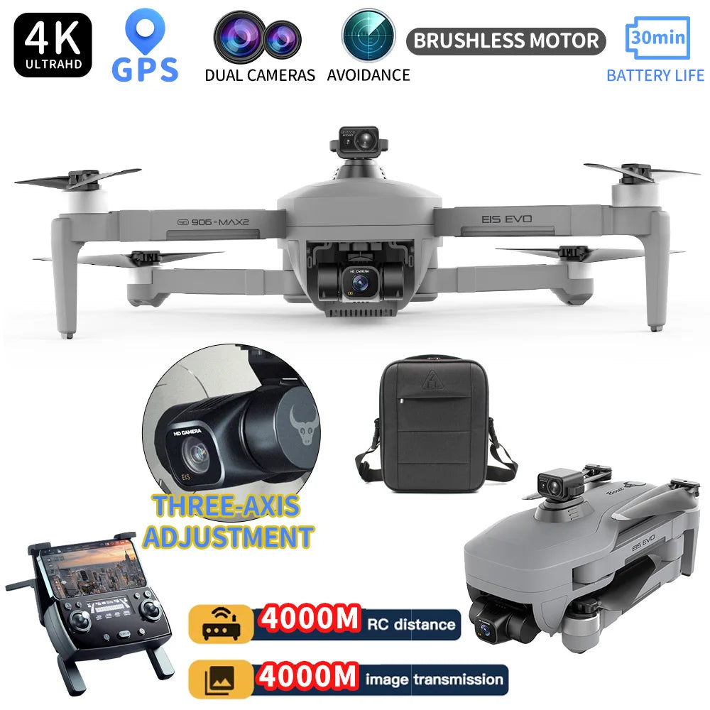 Professional 4K Camera Drone  Quadcopter Obstacle Avoidance RC