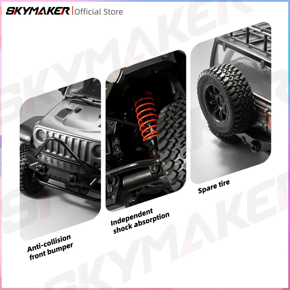 RC Car 4WD Jeep Model  Remote Control Climbing RC Truck