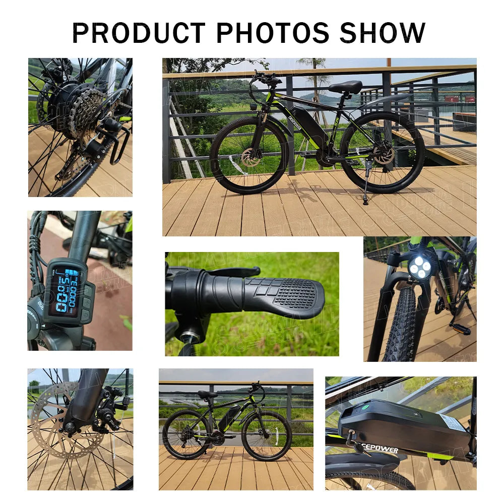 Adult Mountain Electric Bike 21Speed Cycling Bicycle 26INCH Ebike