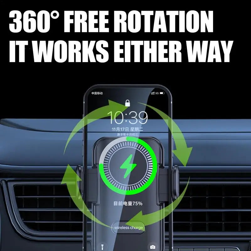 Wireless Car Phone Charging Holder