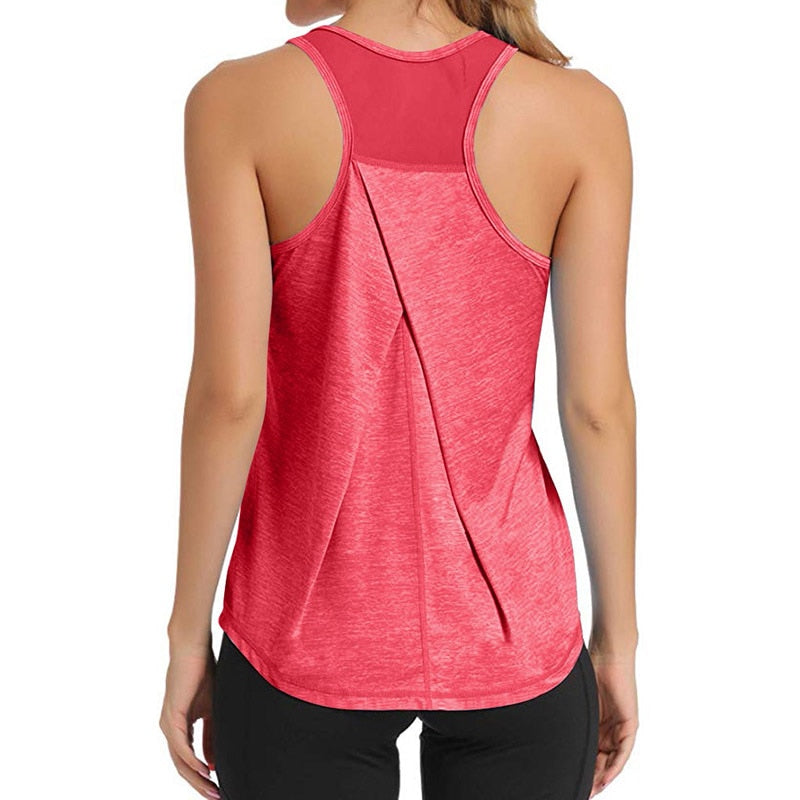 Sleeveless T Shirt Sports Wear Yoga Tank Top - peterkaczconnect