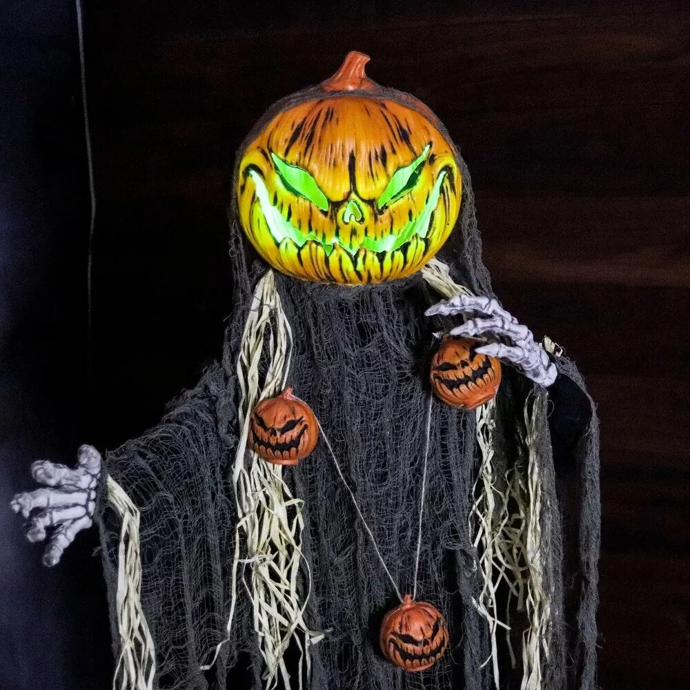 Halloween Decorations Life-Size Animatronic Scarecrow