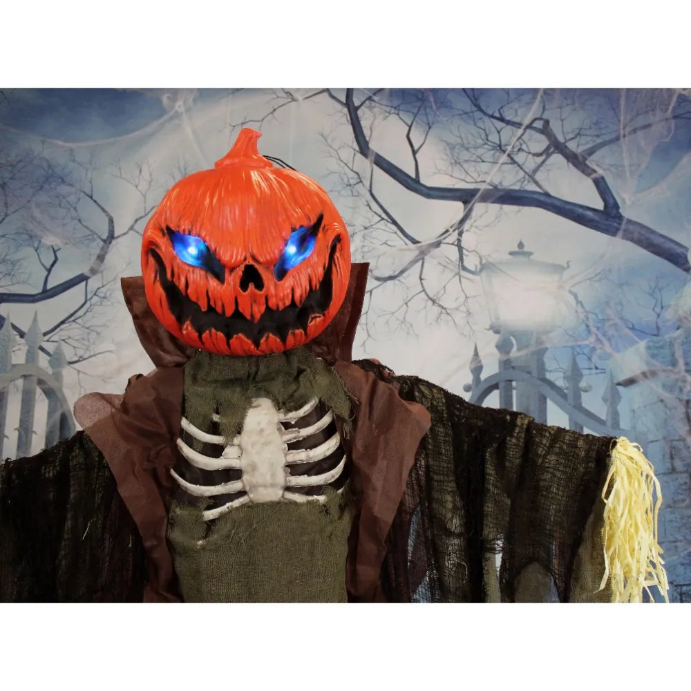 Halloween Decorations Life-Size Animatronic Scarecrow