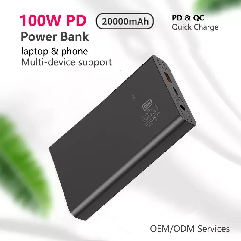 Battery Pack PowerBank for MacBook, IPad, Dell, HP, Notebook, Samsung, iPhone, Switch