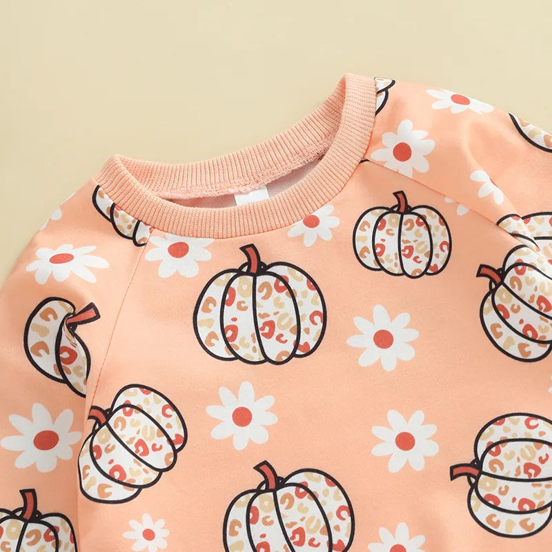 Autumn Halloween Toddler Baby Girl Fall Outfit