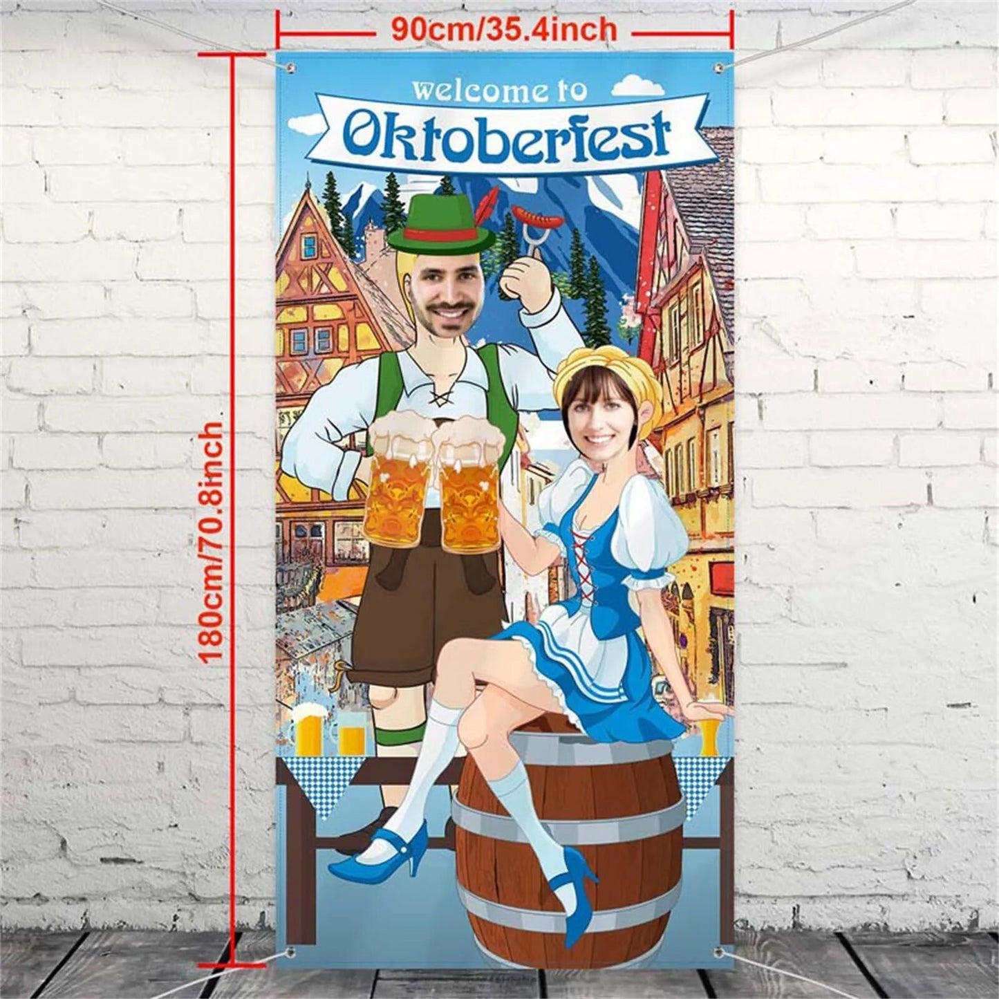 Oktoberfest Party Decorations Photo Prop  Party Background Decor