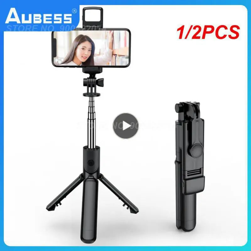 Selfie Stick Mobile Phone Holder Retractable Portable Mini Tripod