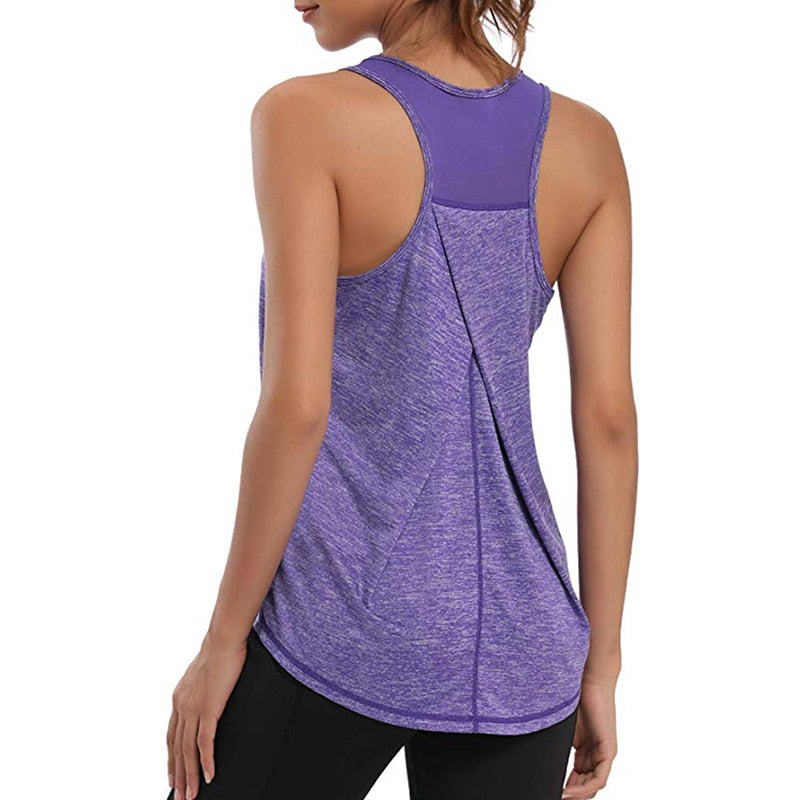 Sleeveless T Shirt Sports Wear Yoga Tank Top - peterkaczconnect