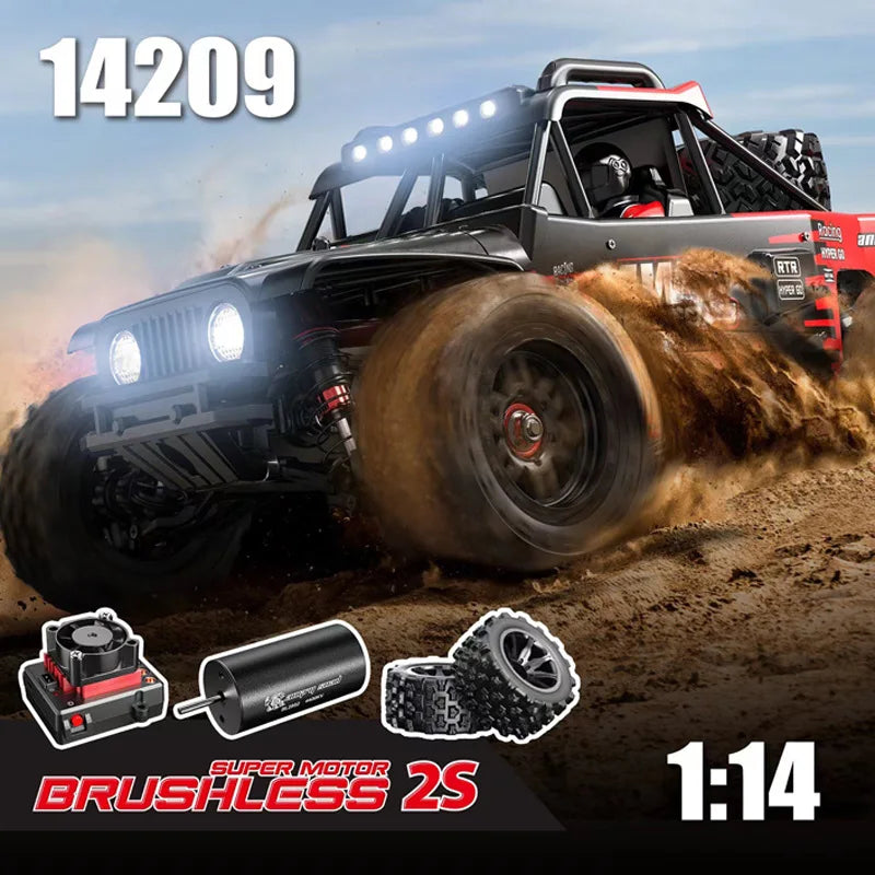 HYPER GO RC Car Remote Control 4WD Off-road Racing Truck