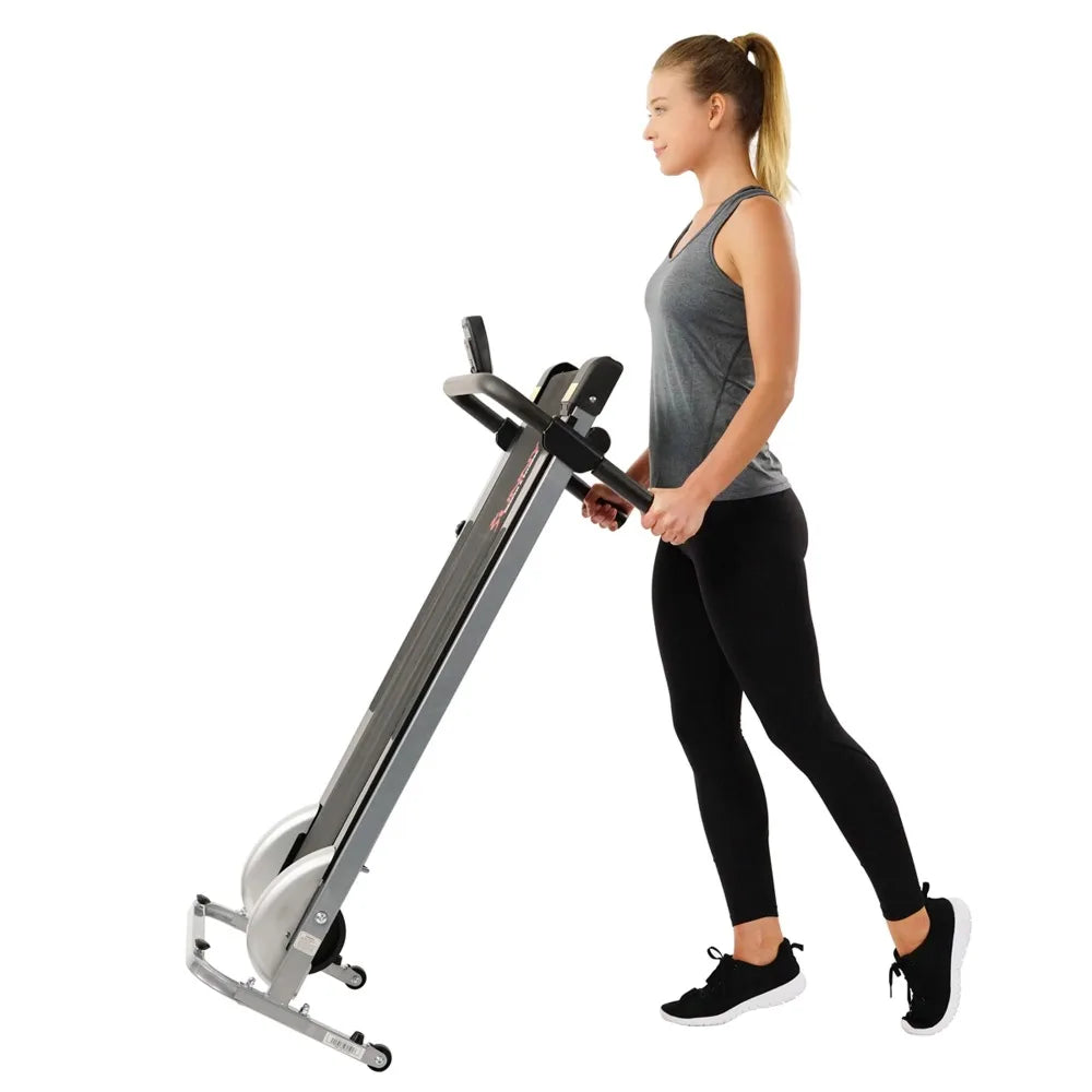 Manual Treadmill - Compact Foldable Exercise Machine