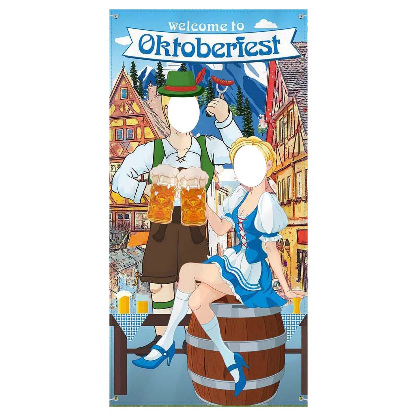 Oktoberfest Party Decorations Photo Prop  Party Background Decor