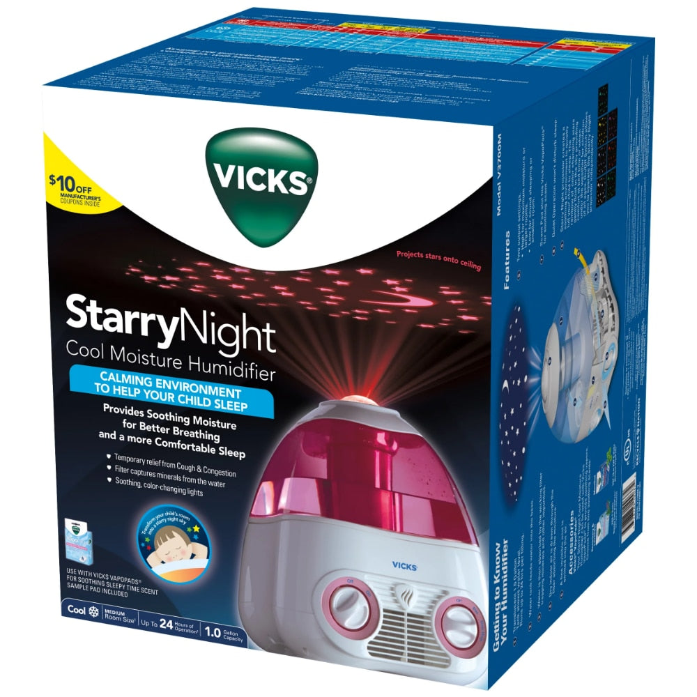 Starry Night Cool Mist Humidifier Mist Sprayer projector - peterkaczconnect