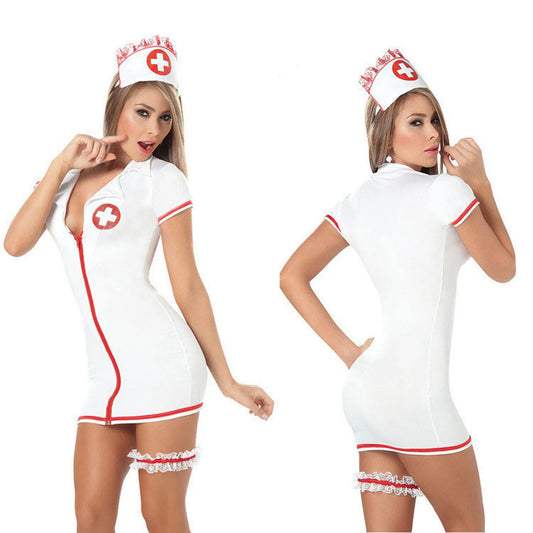 Women Sexy Lingerie Hot Nurse Cosplay Exotic Costume