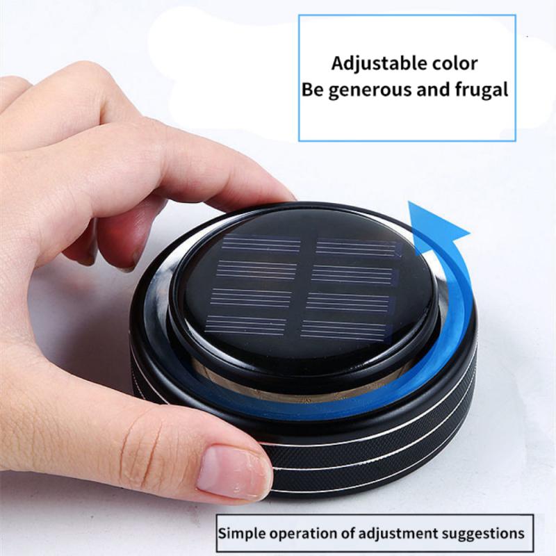 Solar Light Car Air-Freshener Diffuser Air Purification In Car - peterkaczconnect