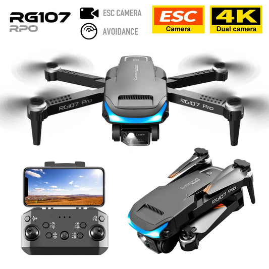 Mini Drone Obstacle Avoidance HD 4k profesional Dual Camera