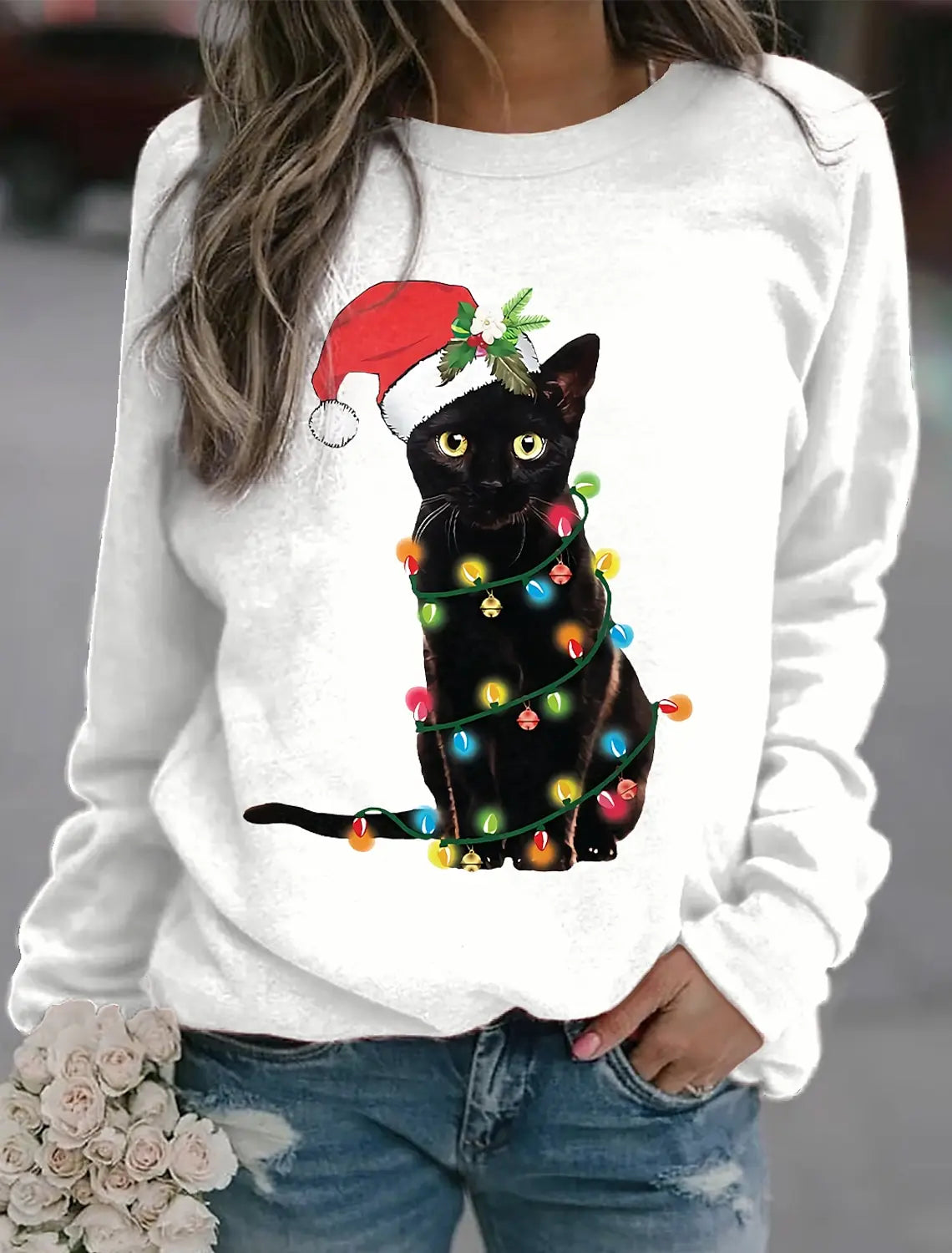 Women's Long Sleeve Tshirt for Christmas