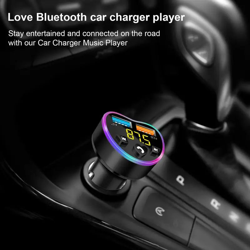 Wireless Car Adapter Dual Port USB Fast Charging Phone Charger