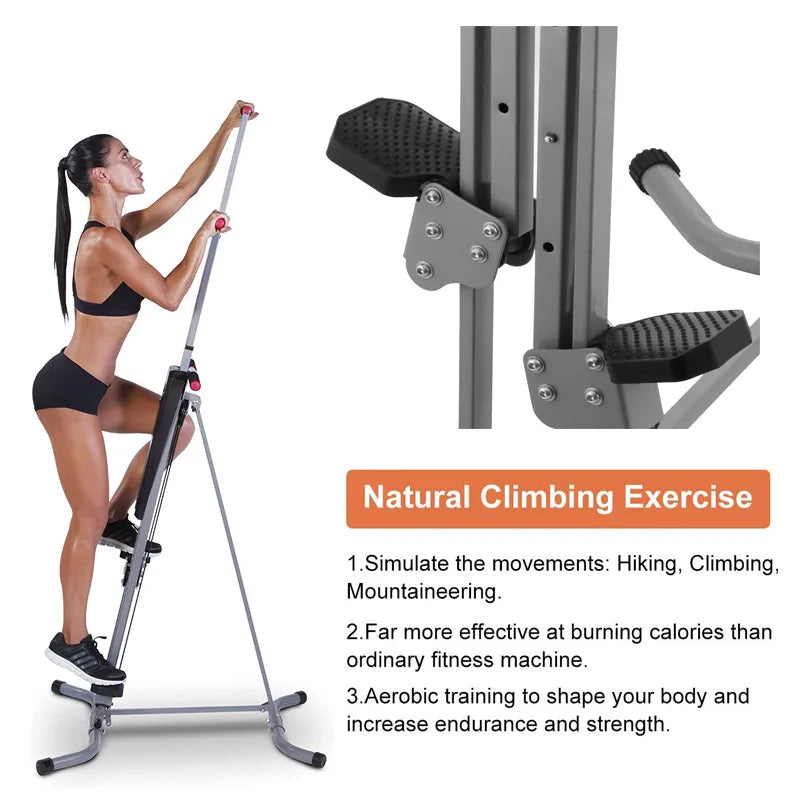 Vertical Climber Exercise Machine Folding Exercise Climber