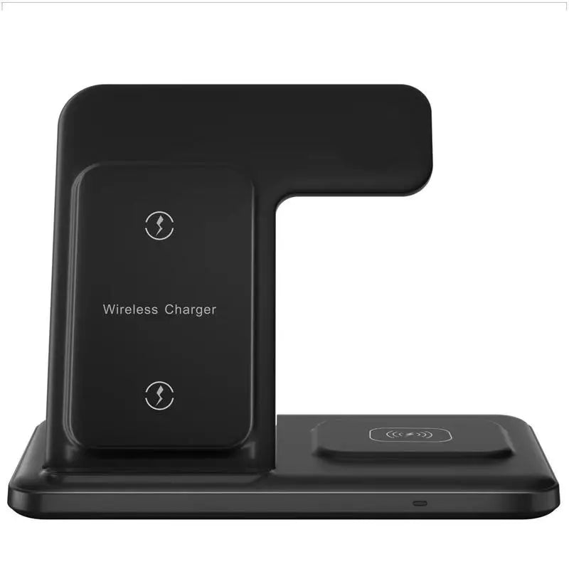 3 In 1 Portable Wireless Charger Stand Phones Earphones Watches