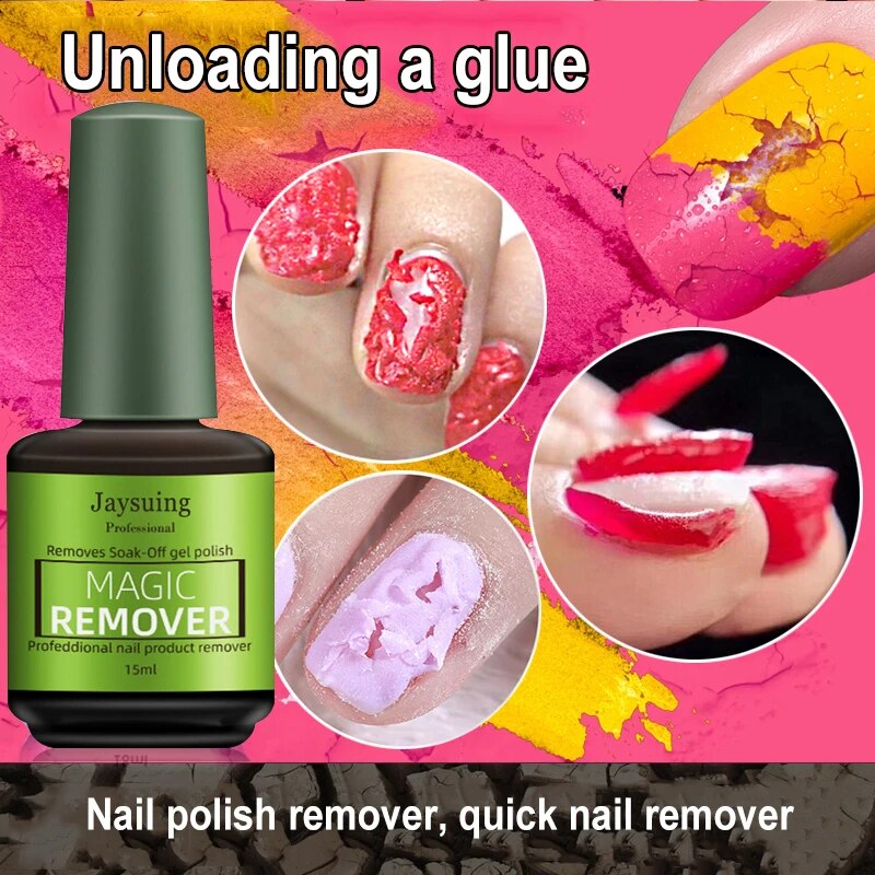 Fast Remover Gel Nail Polish Soak Off UV LED Cleaner