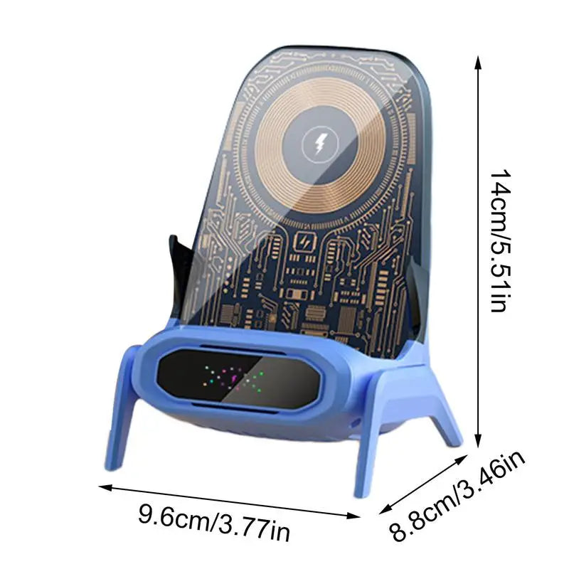 Charging Station 3 In 1 Wireless Charger Magnetic Wireless Charger With Speaker Function Phone