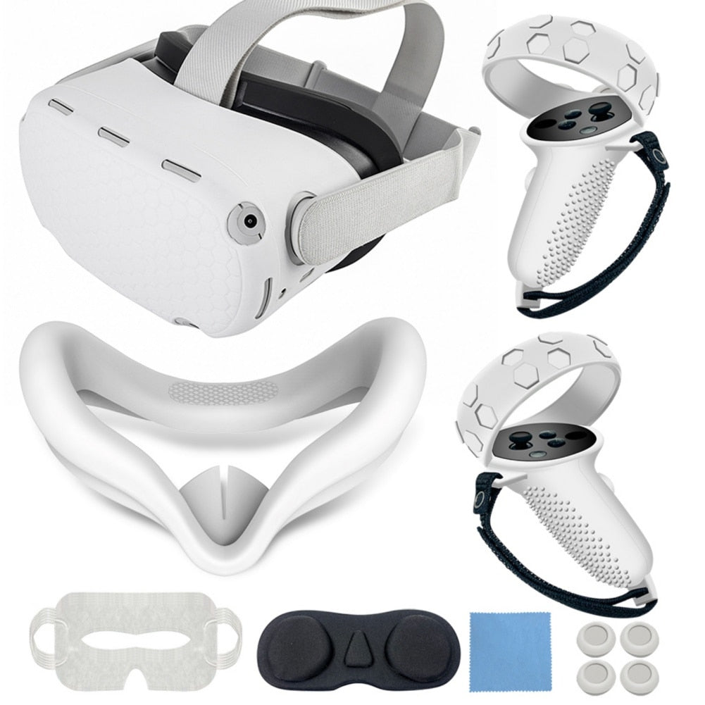 VR Accessories 7-Piece Set For Oculus Quest 2 Replacement