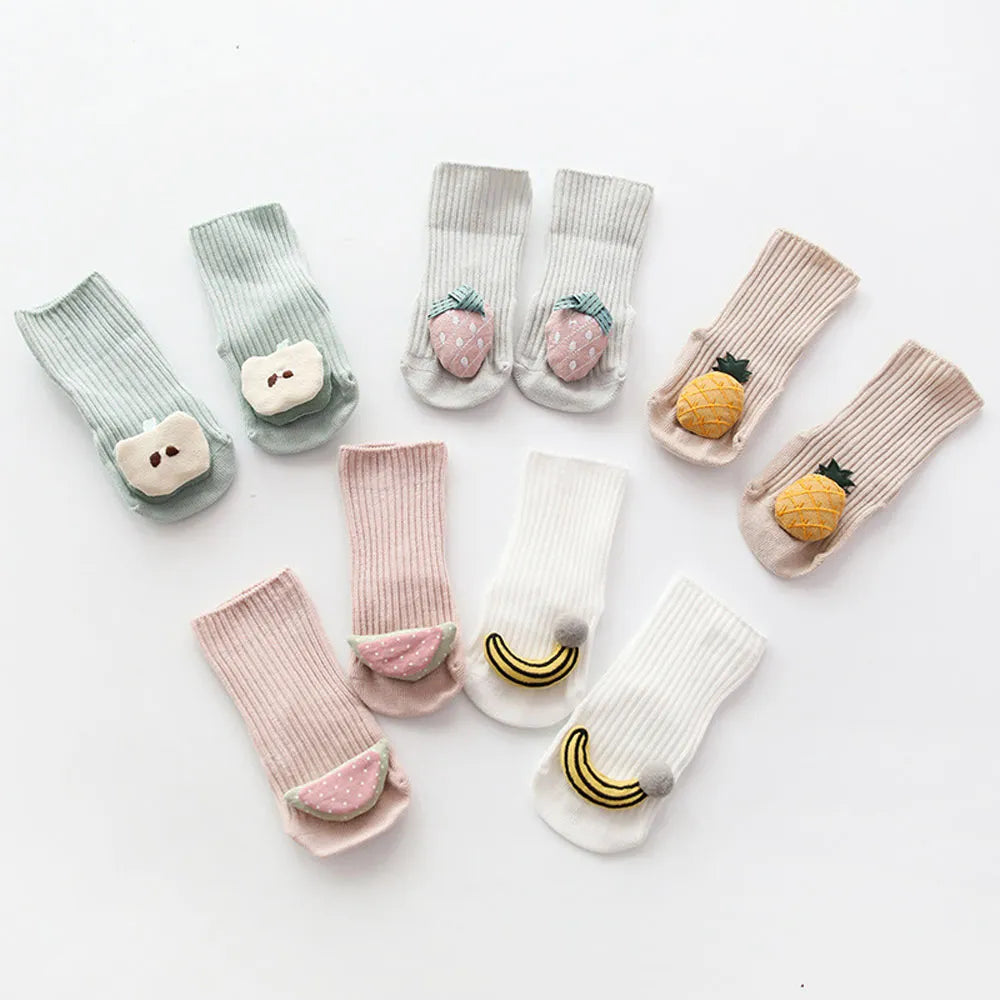 Cotton Baby Newborn Socks Anti Slip Autumn Winter