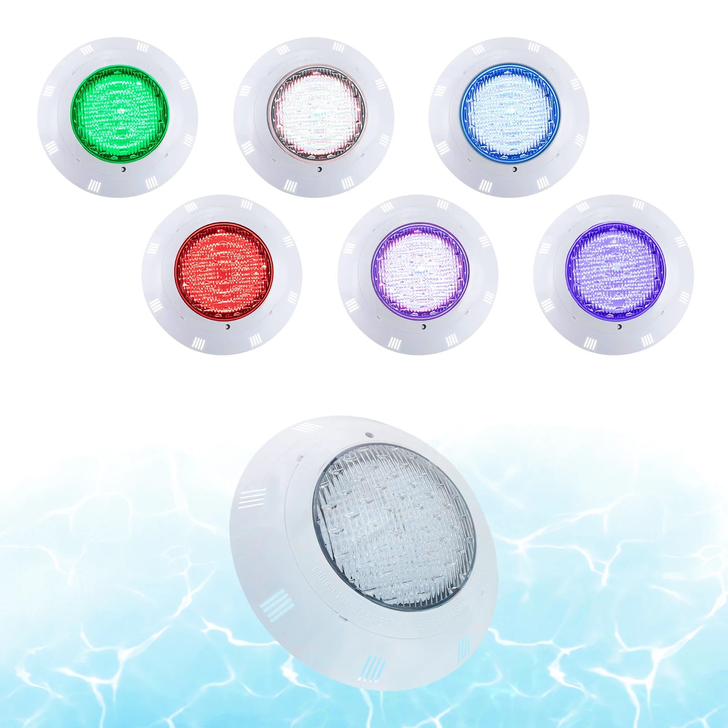 LED Pool Light, Swimming Pool Light with Remote Controller RGB Multi Color Underwater