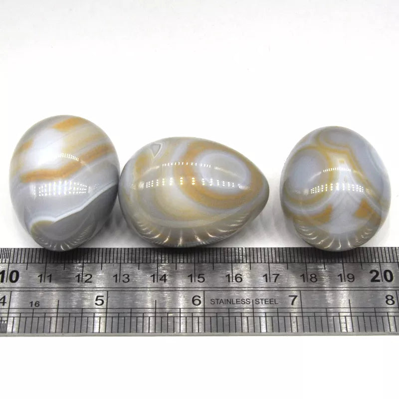 Egg Shaped Stones Natural Gemstone Hand Polished Craft Gifts - peterkaczconnect