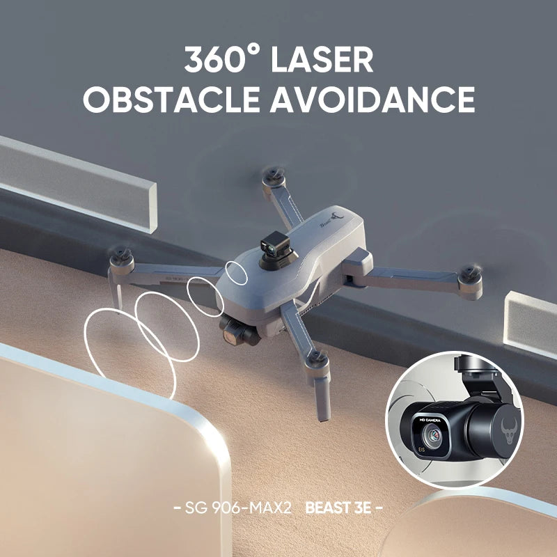 Drone 4K Profesional Drones HD Camera Laser Obstacle Avoidance 3-Axis