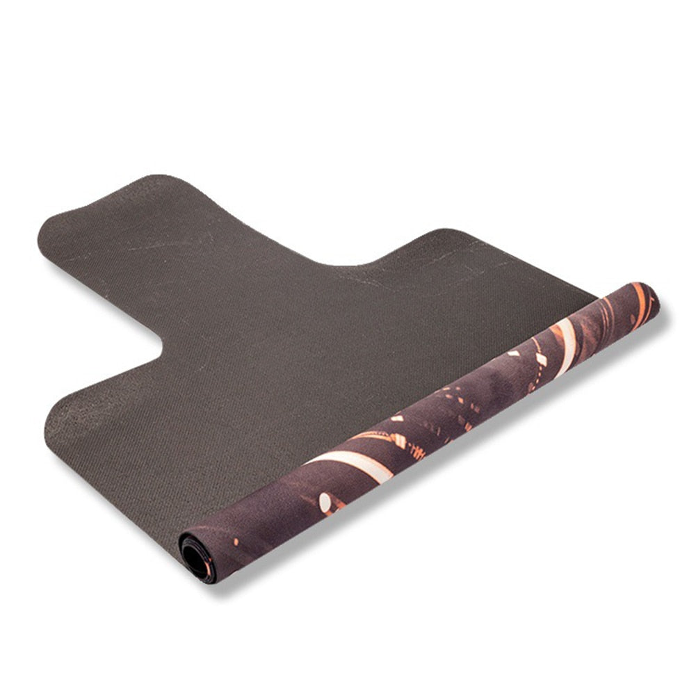 Yoga Mat Pilates Suede Rubber Reconstituted Non Slip - peterkaczconnect