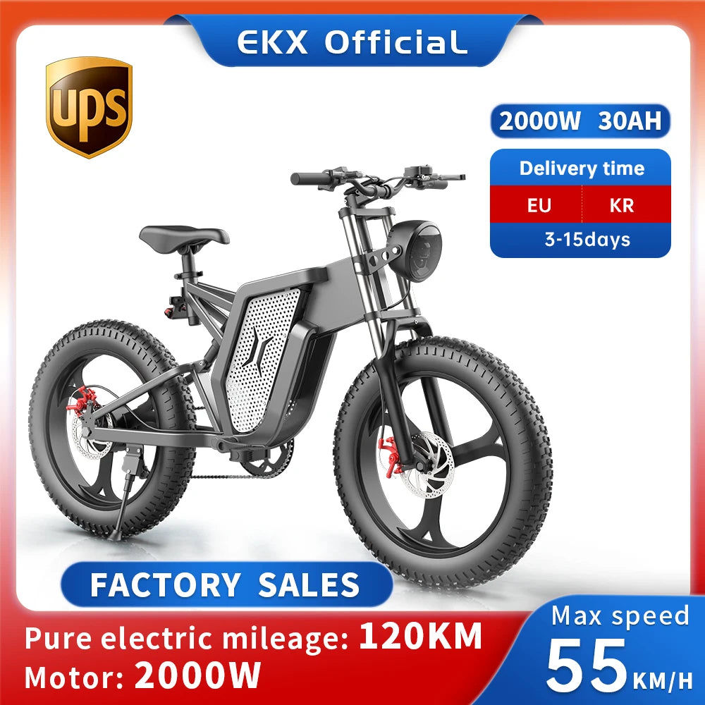 Adult Mountain Ebike 20 Inch Hydraulic Oil Brake Electric Bike