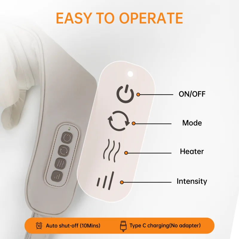 Massager For Neck and Cervical Shoulder With Heating