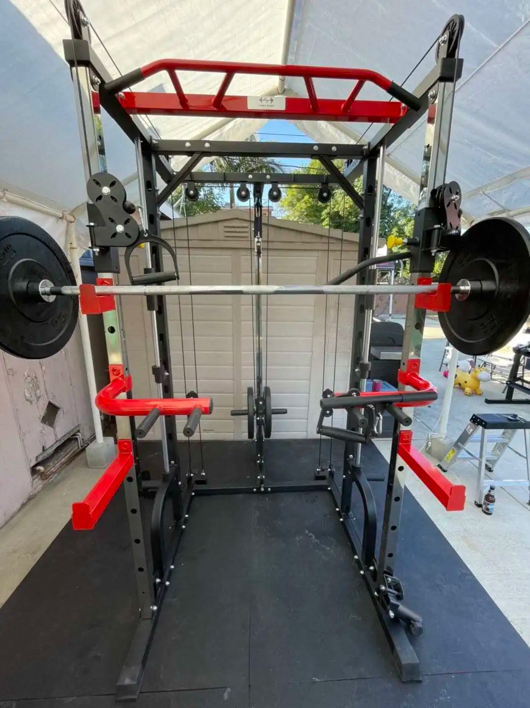 Multifunctional Gym Fitness Equipment, Smith Machine, Functional Trainer, Full Set