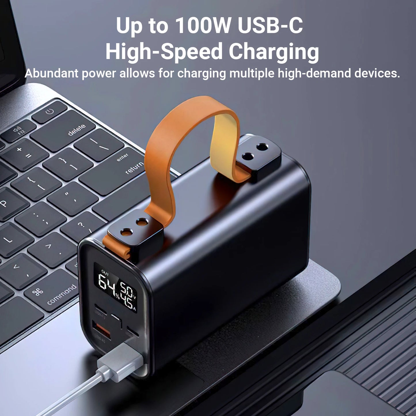 100W  Fast Charging Powerbank Portable Battery Charger For Laptop phone